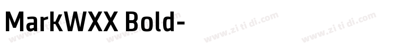 MarkWXX Bold字体转换